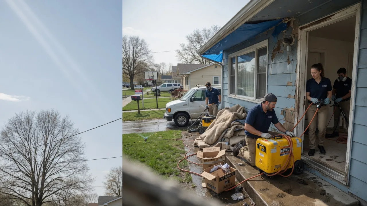 Basement Flood Cleanup in Viola, IL near me